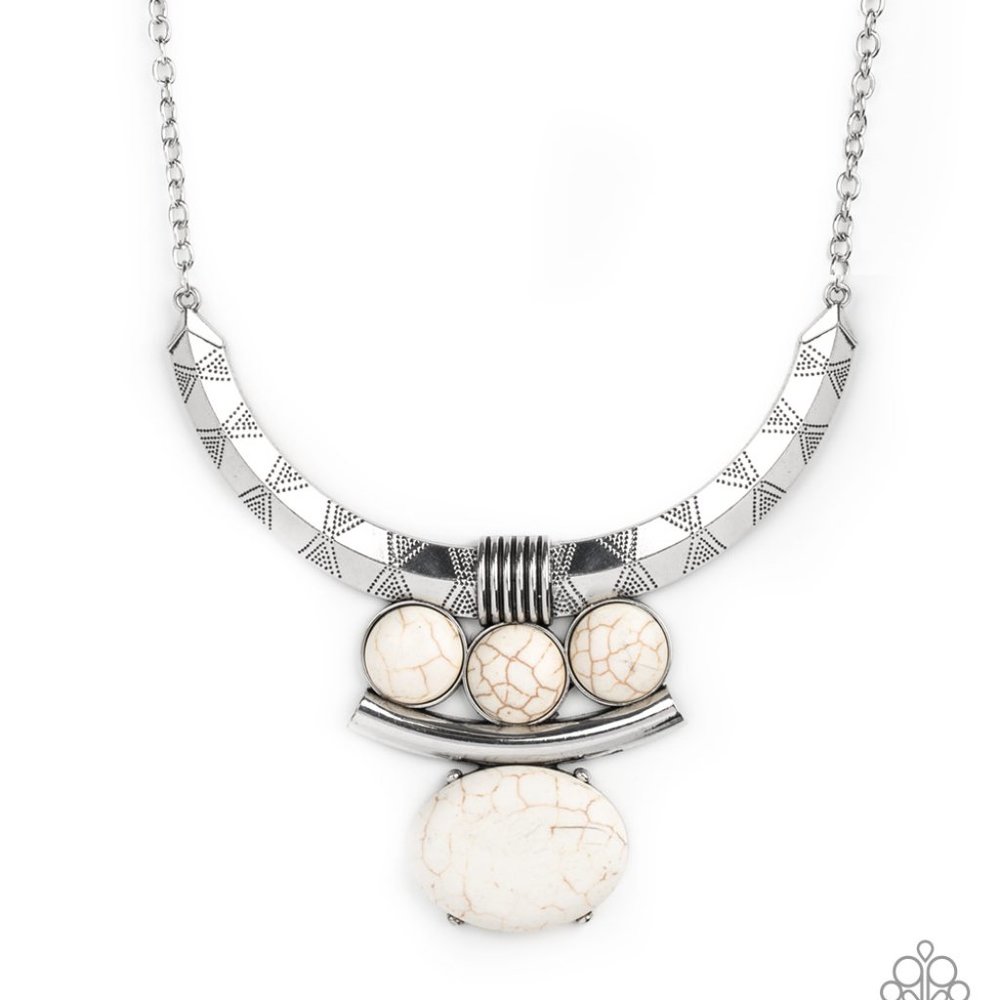 Commander In CHIEFETTE - White Necklace